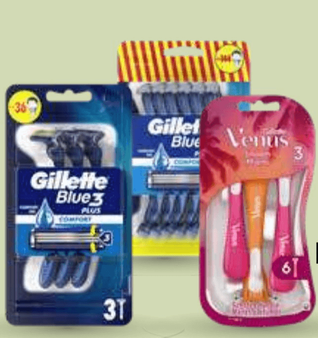Brivniki za enkratno uporabo Gillette - Akcija v trgovini Mercator