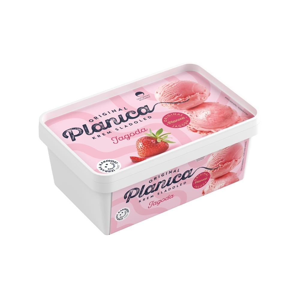 Ljubljanske Mlekarne Sladoled Planica Original 1 l Akcija v trgovini Lidl