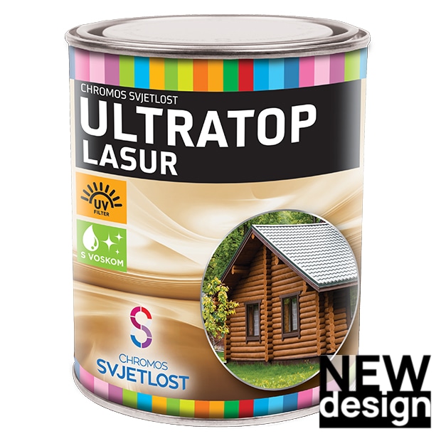 Lak lazura ULTRATOP 2,5 l - Akcija v trgovini Pevex