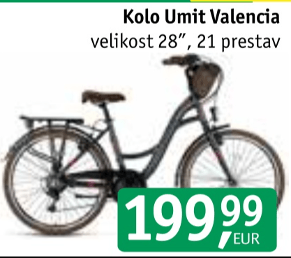 Kolo Umit Valencia - Akcija v trgovini Jager