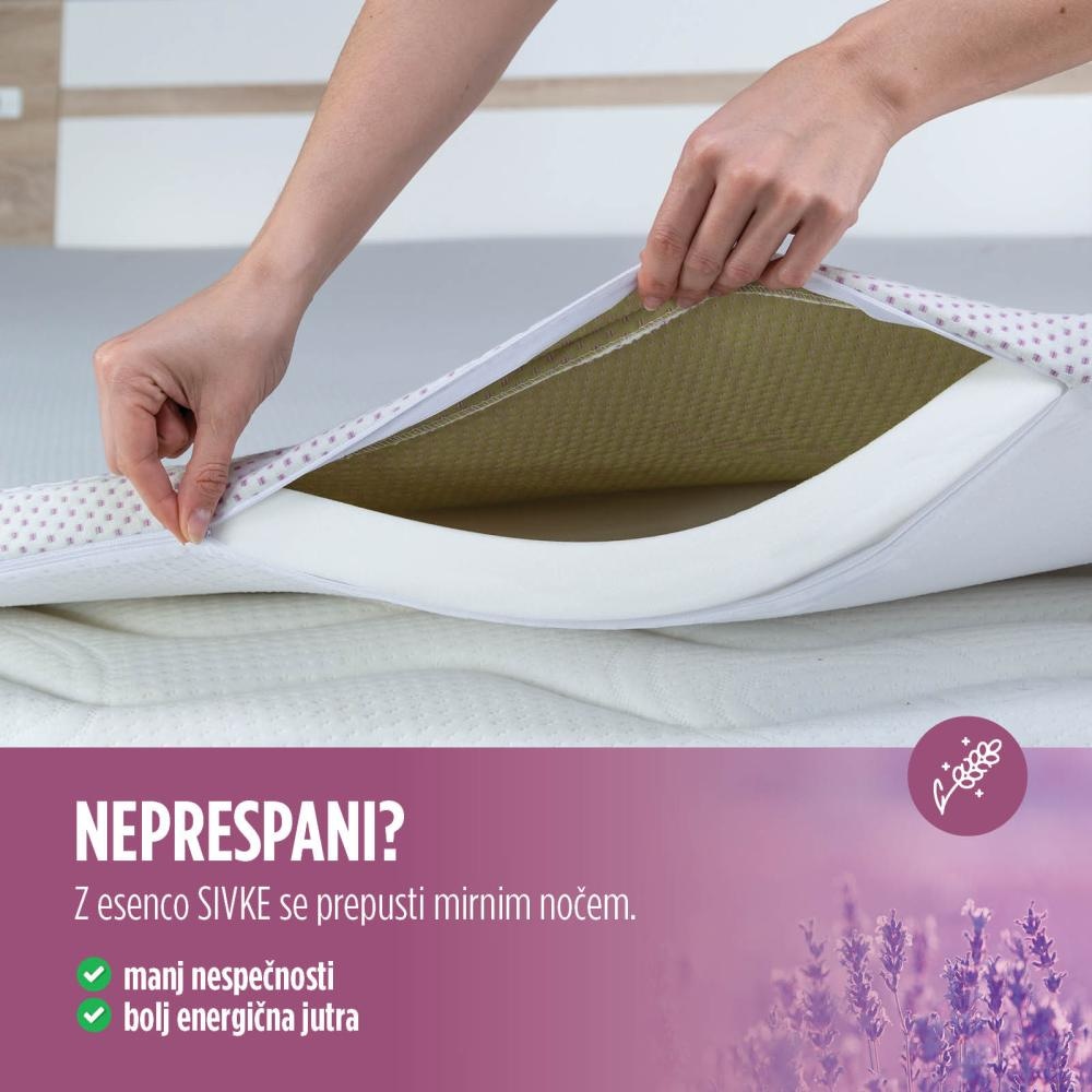 Nadvložek Lavender Memory 90 x 200 cm Vitapur - Akcija v trgovini Jager