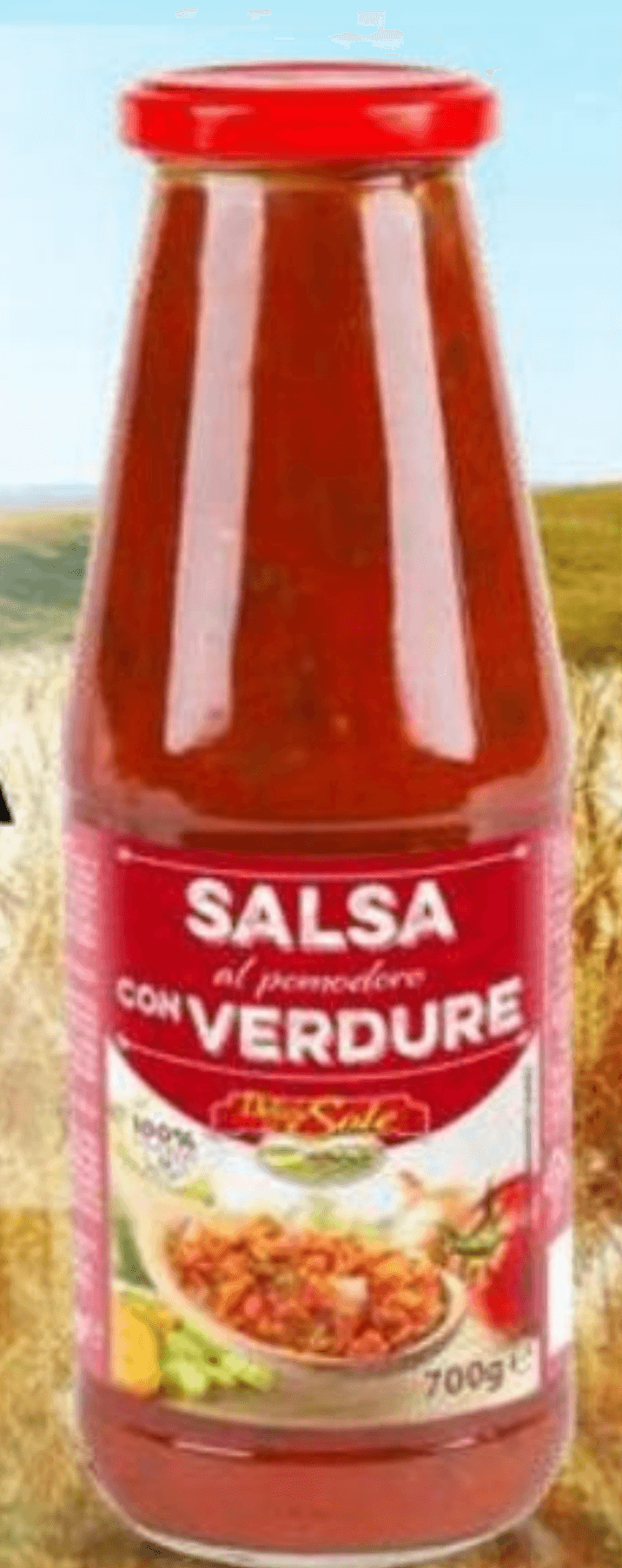 Paradižnikova omaka z zelenjavo 700 g Delizie Sole - Akcija v trgovini Eurospin