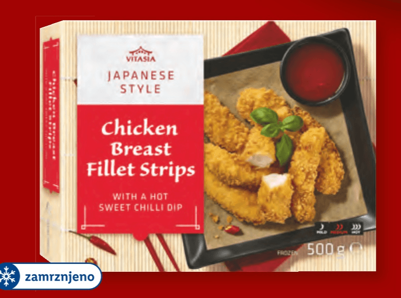 VITASIA Piščančji trakci 500 g - Akcija v trgovini Lidl