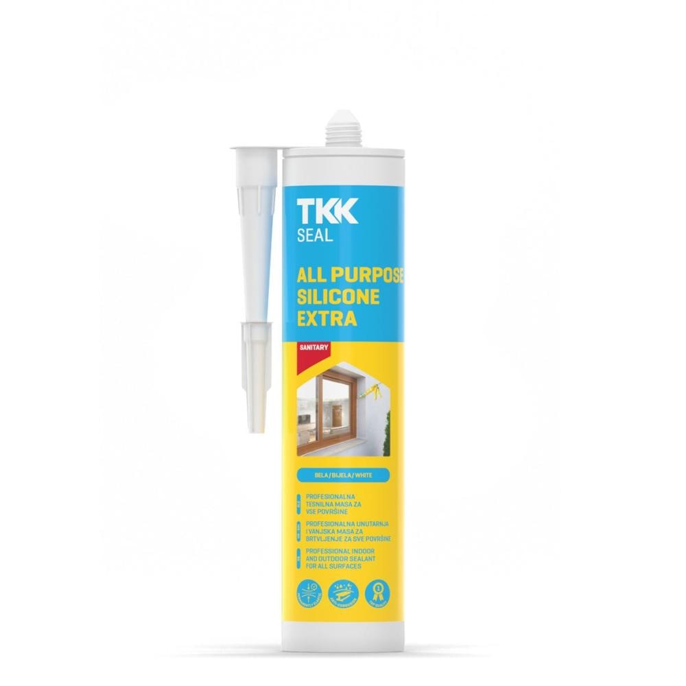 Silikon TKK Seal All Purpose Extra Transparent 300 ml - Akcija v trgovini Merkur