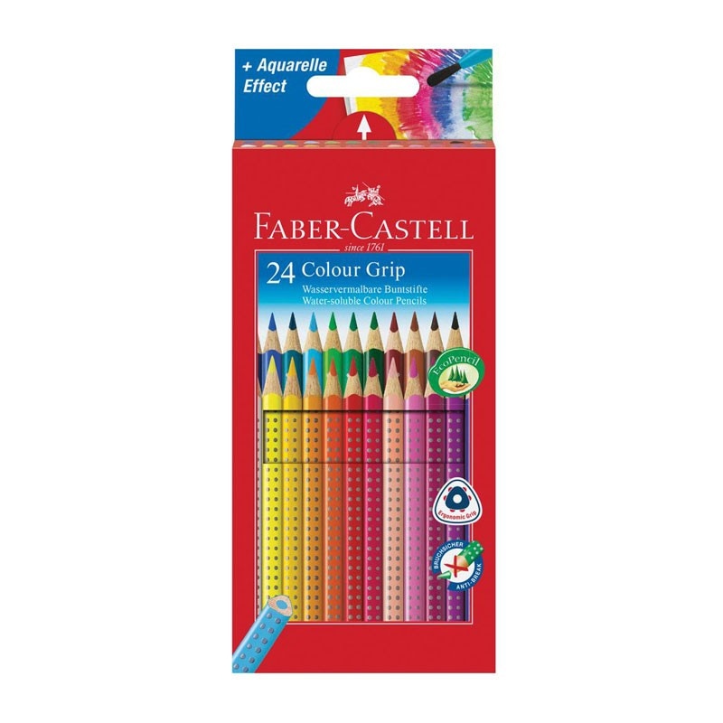 Faber-Castell Colour Grip barvice 24 kosov Akcija v trgovini Kompas Shop