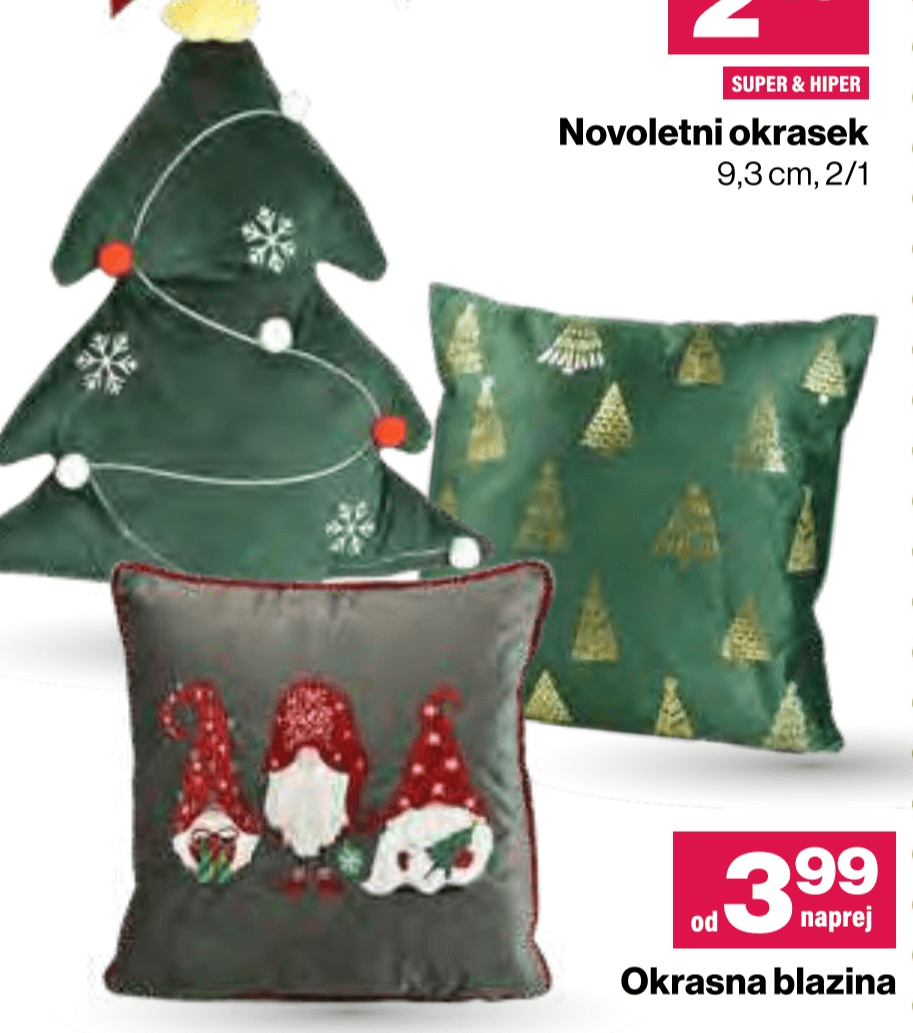 Okrasna blazina - Akcija v trgovini Mercator