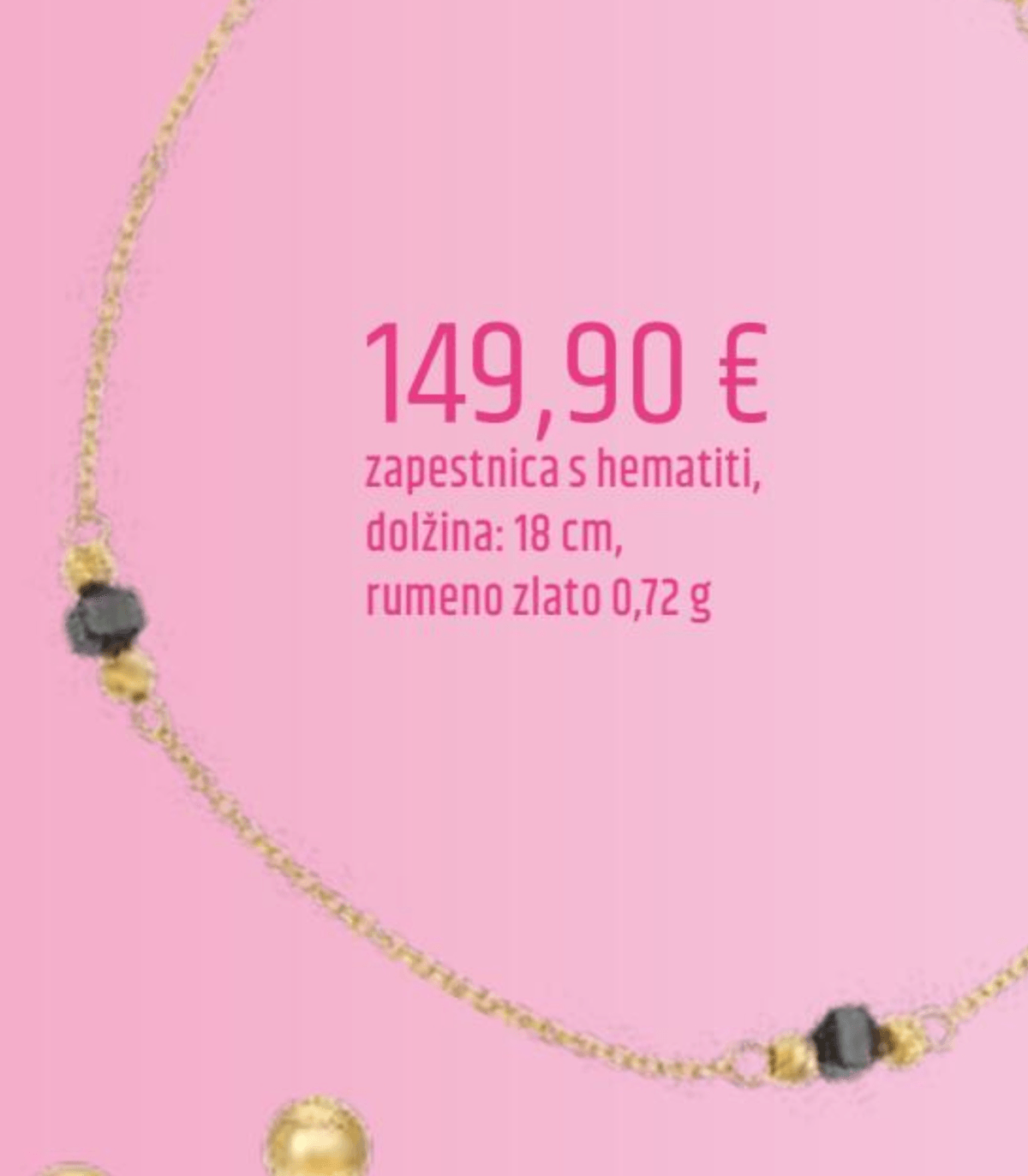 Zapestnica s hematiti - Akcija v trgovini E.Leclerc