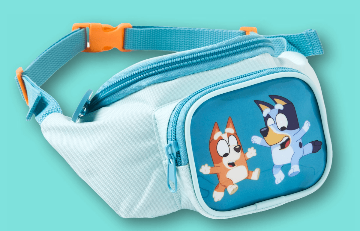 Otroška torbica za okrog pasu Bluey - Akcija v trgovini Kik