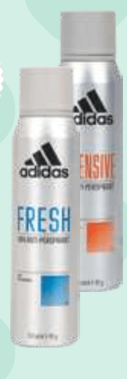 Moški deodorant Adidas 150 ml - Akcija v trgovini E.Leclerc
