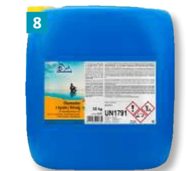 Klorova raztopina 'Chemochlor' 35 kg planet pool - Akcija v trgovini Bauhaus