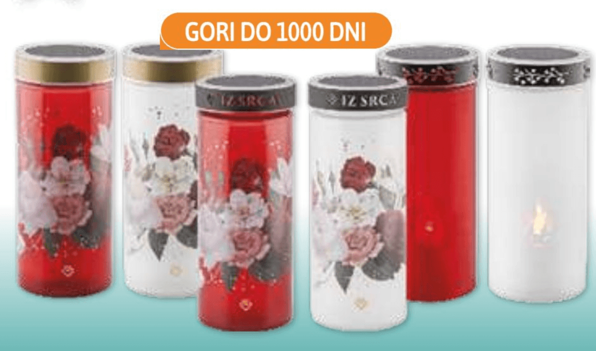 Solarna sveča Kardea 1 kos - Akcija v trgovini E.Leclerc