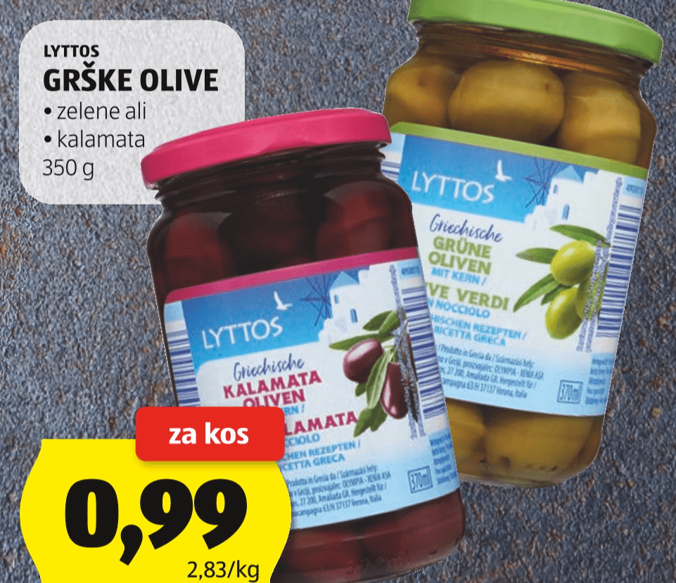 Lyttos grške olive 350 g Akcija v trgovini Hofer
