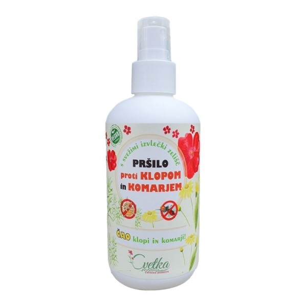 Cvetka naravno pršilo proti klopom in komarjem za ljudi 250 ml Akcija v trgovini Mr. Pet
