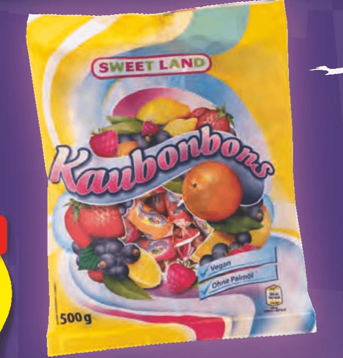 Sweet Land Sadne karamele 500 g - Akcija v trgovini Hofer