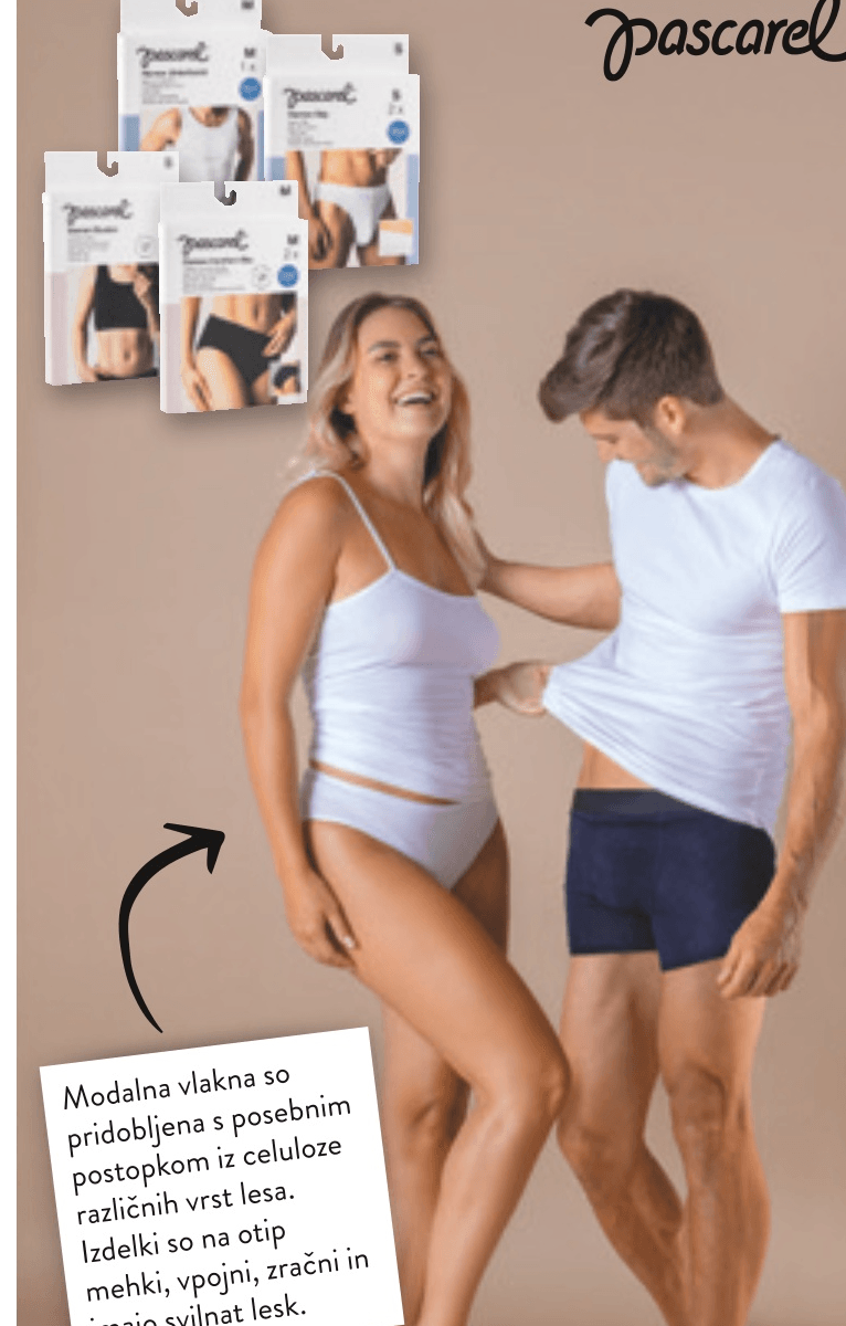 SPODNJE PERILO PASCAREL - Akcija v trgovini Spar