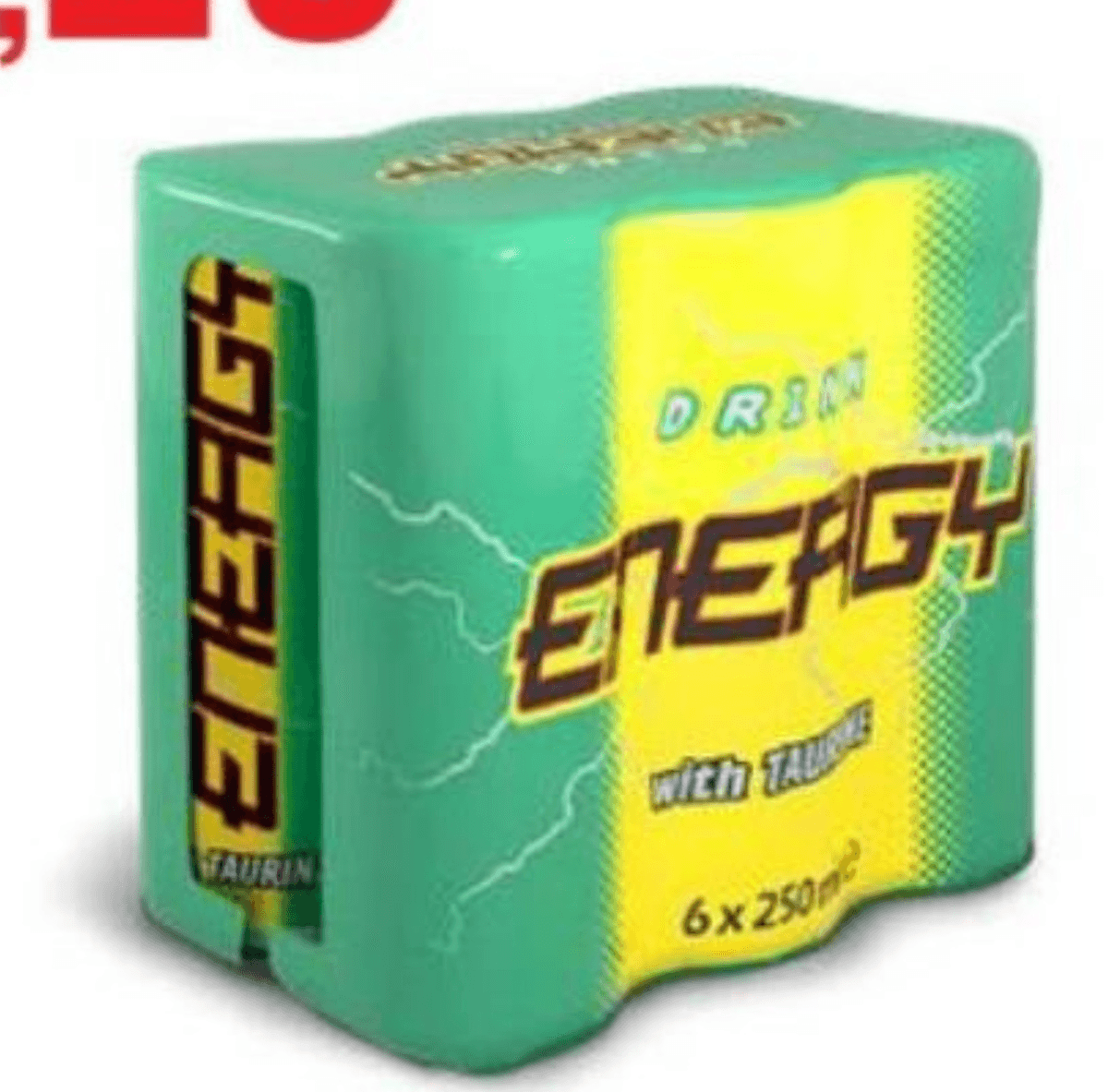 Energijski napitek 6 x 250 ml DRIN ENERGY - Akcija v trgovini Eurospin