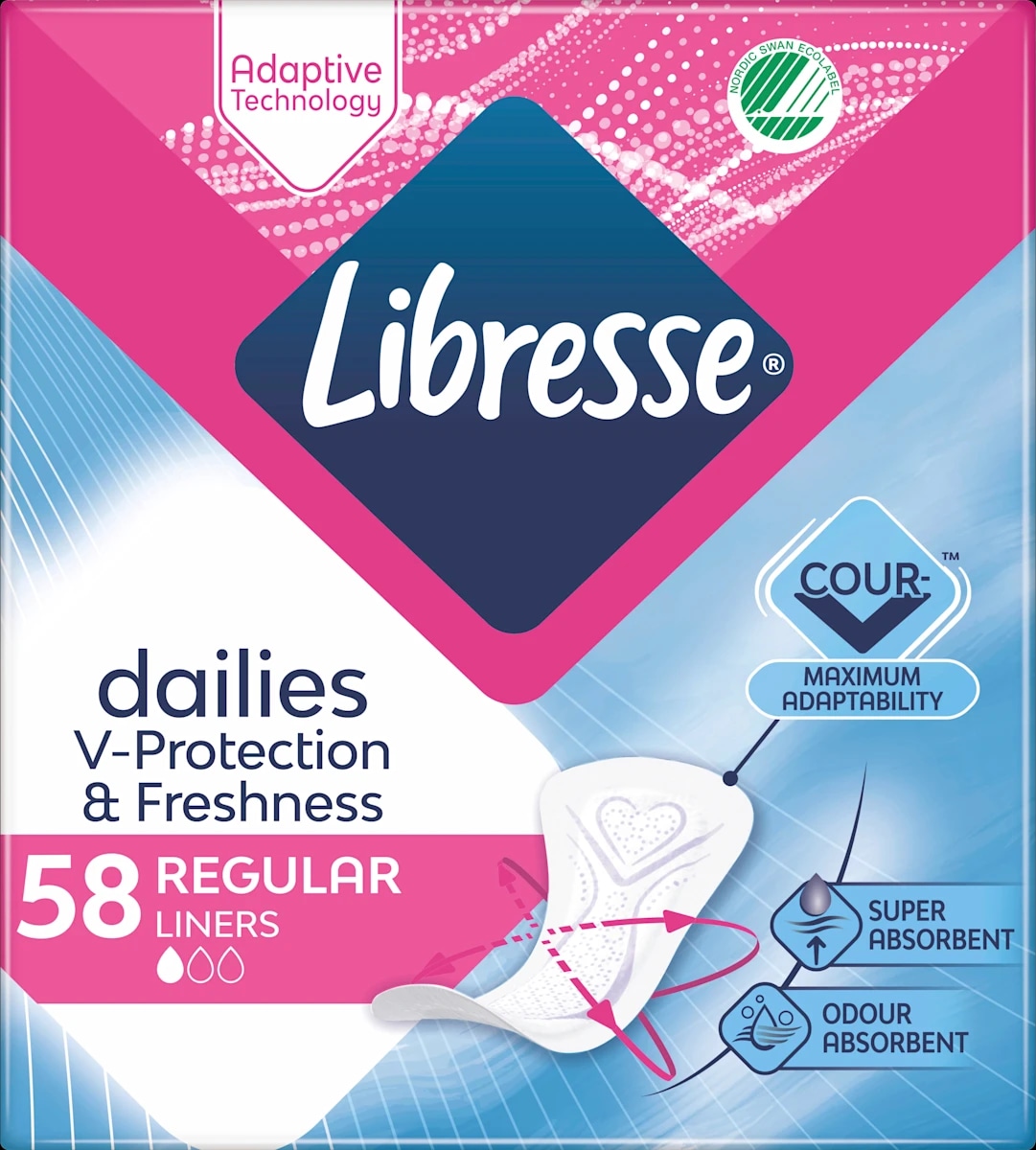 Libresse Fresh Regular ščitniki perila 58 kosov - Akcija v trgovini Dm