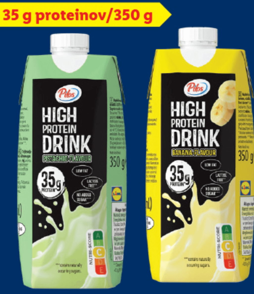 PILOS Proteinski napitek 350 g - Akcija v trgovini Lidl