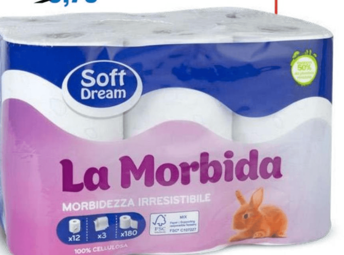 Soft Dream Papirnati prt 7 x 1,2 m - Akcija v trgovini Eurospin