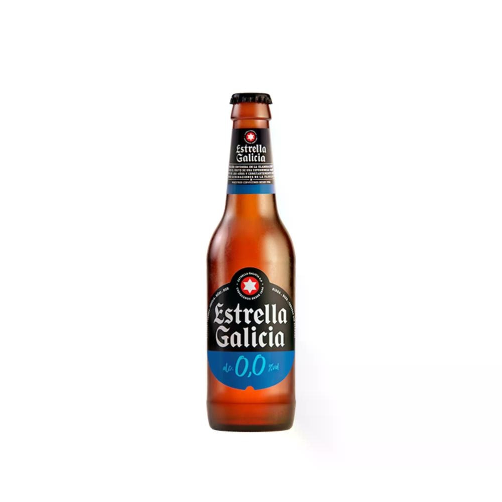Svetlo brezalkoholno pivo Estrella Galicia 0,33 l - Akcija v trgovini E.Leclerc