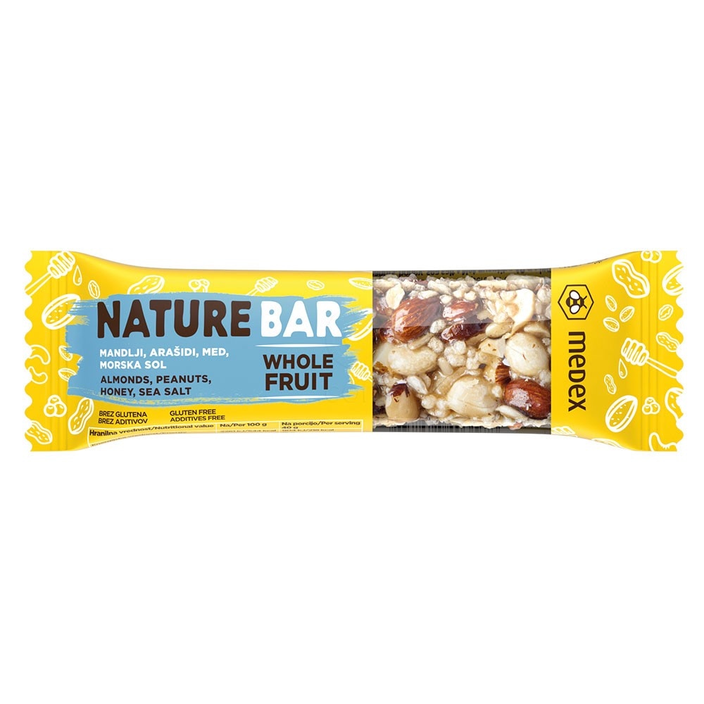 Nature Bar Medene ploščice 40 g - Akcija v trgovini Mercator