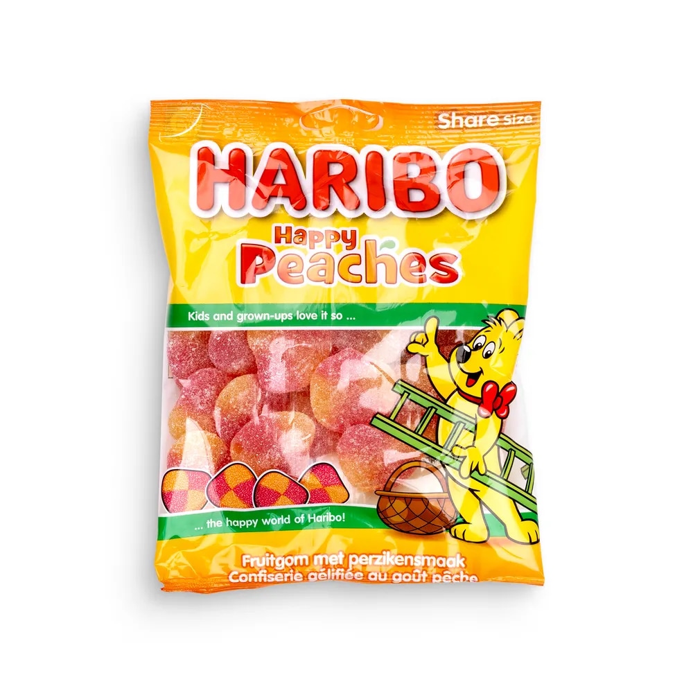 Bonboni Haribo Happy Peaches 185 g Akcija v trgovini Jager