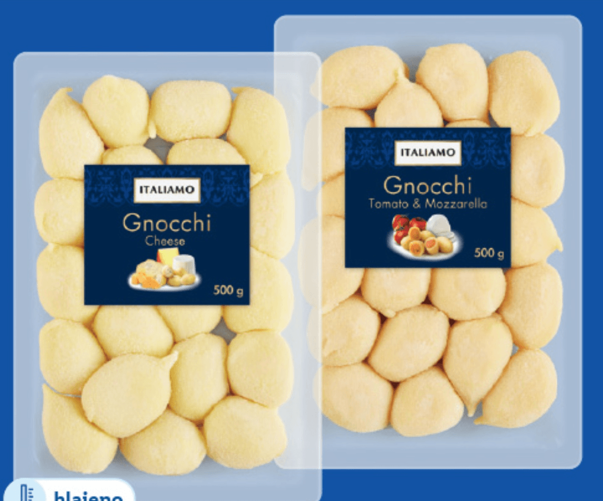 ITALIAMO Polnjeni njoki 500 g - Akcija v trgovini Lidl