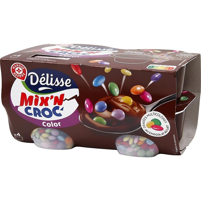 Desert s kroglicami Mix'n Croc 468 g Delisse - Akcija v trgovini E.Leclerc