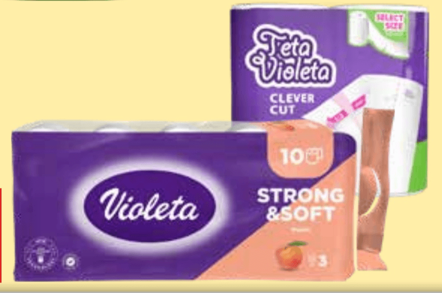 Violeta - Akcija v trgovini Tuš