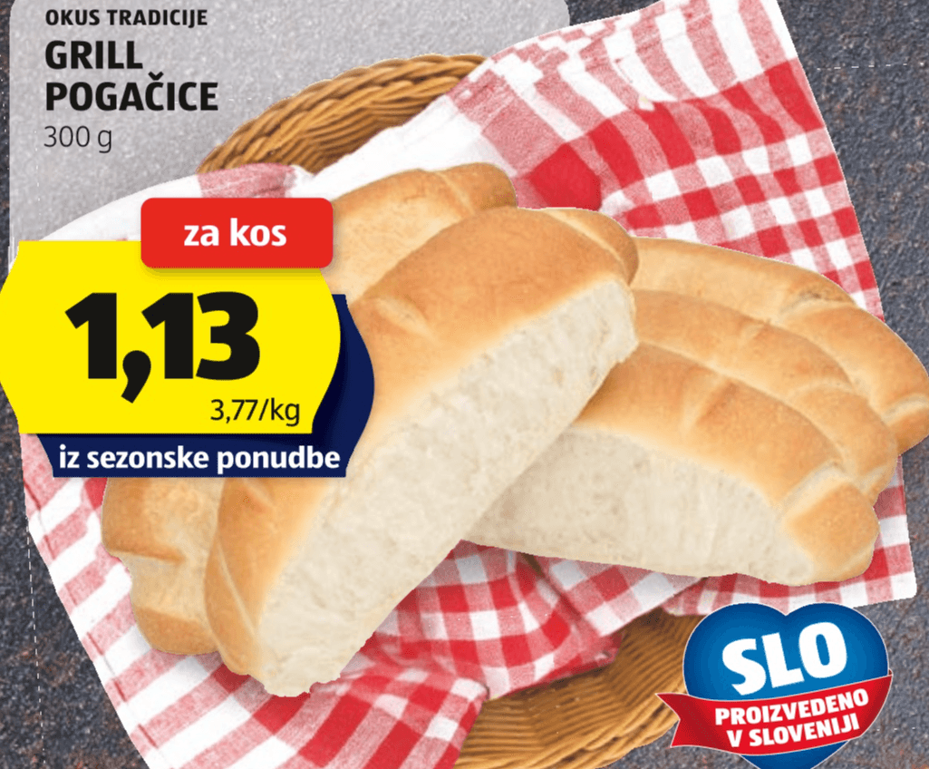 Okus Tradicije Grill pogačice 300 g - Akcija v trgovini Hofer