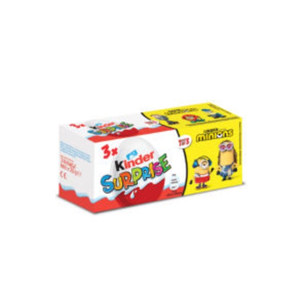 Čokoladna jajca Surprise Kinder 3x 20 g - Akcija v trgovini E.Leclerc