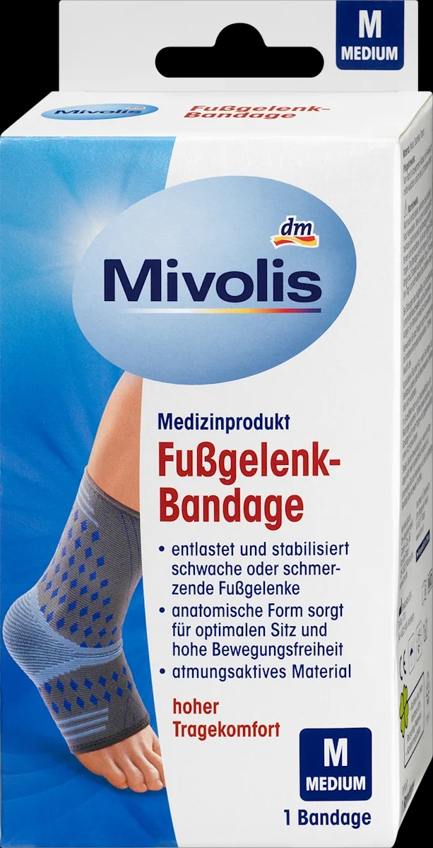 Mivolis opornica za gleženj velikost M 1 kos Akcija v trgovini Dm