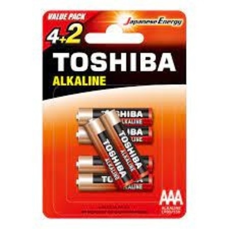 Baterija Toshiba Alkaline 4+2 - Akcija v trgovini Jager