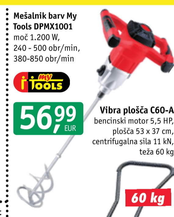 Mešalnik barv My Tools DPMX1001 - Akcija v trgovini Jager