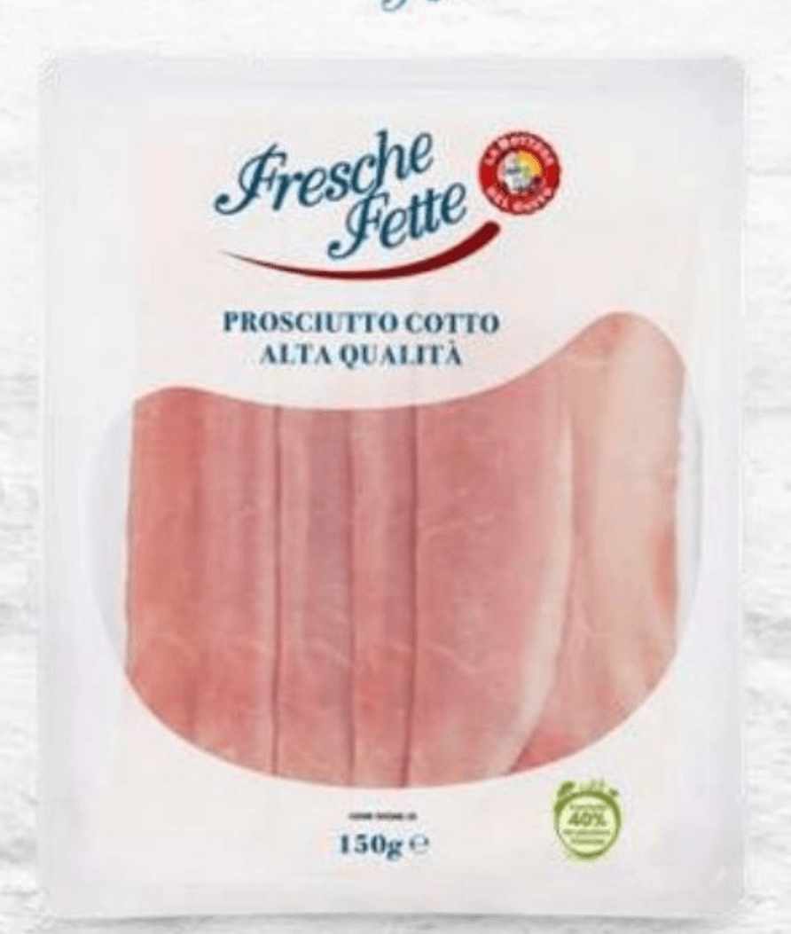 Visokokakovostni kuhan pršut, rezine 150 g Fresche Fette - Akcija v trgovini Eurospin