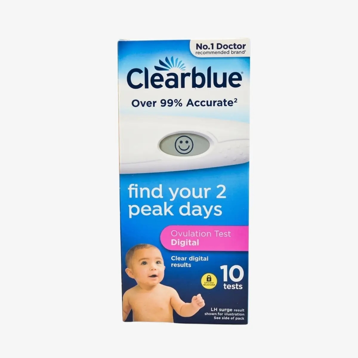 Clearblue digitalni test ovulacije 10 kosov Akcija v trgovini Dm