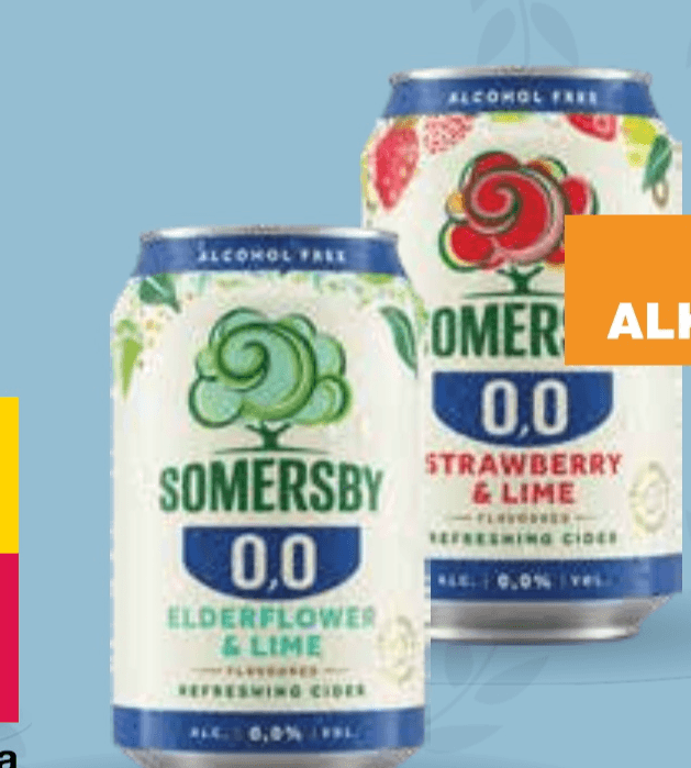 Cider Somersby 0,33 l - Akcija v trgovini Mercator