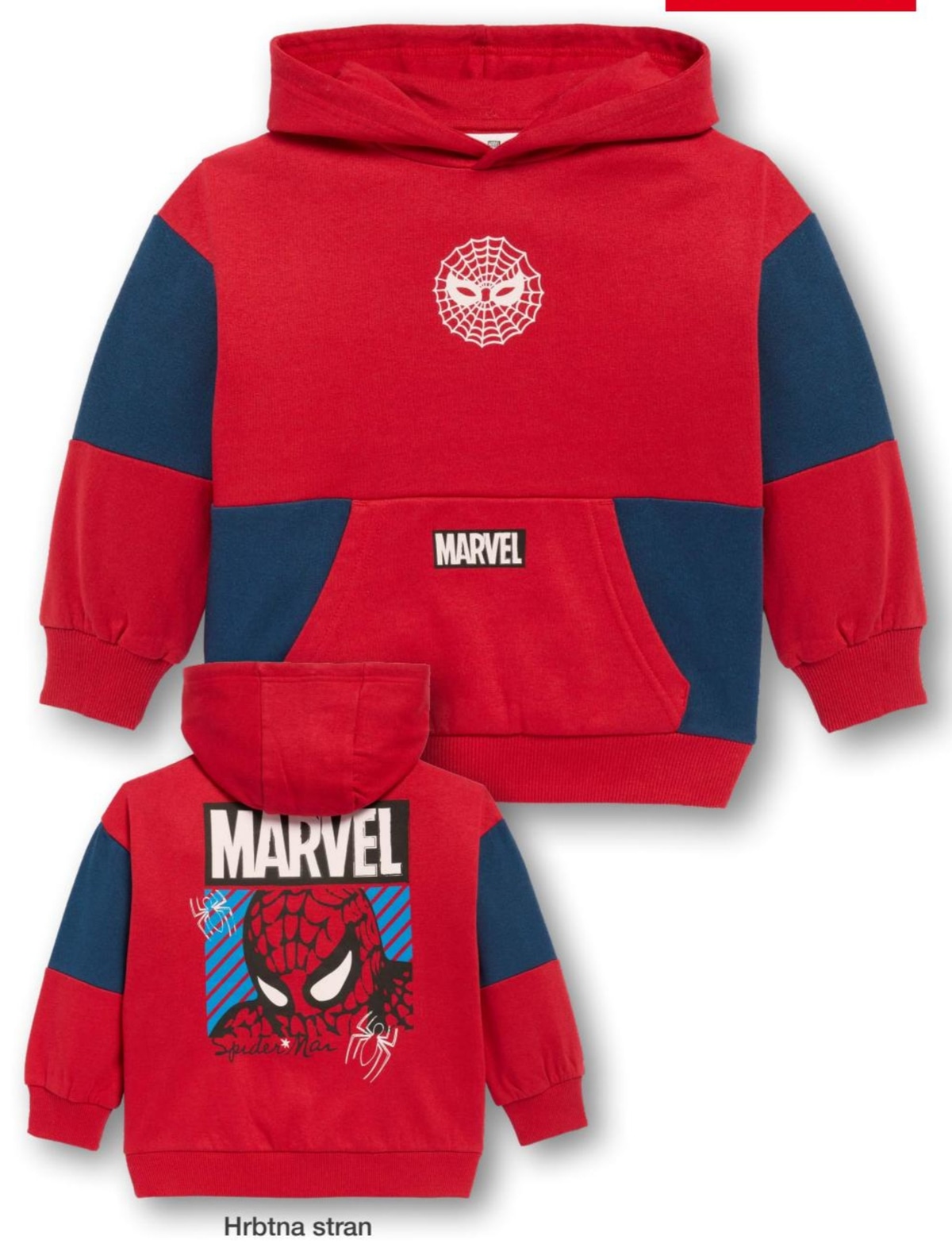 Marvel otroški športni pulover s kapuco velikost 98-122 Akcija v trgovini Kik