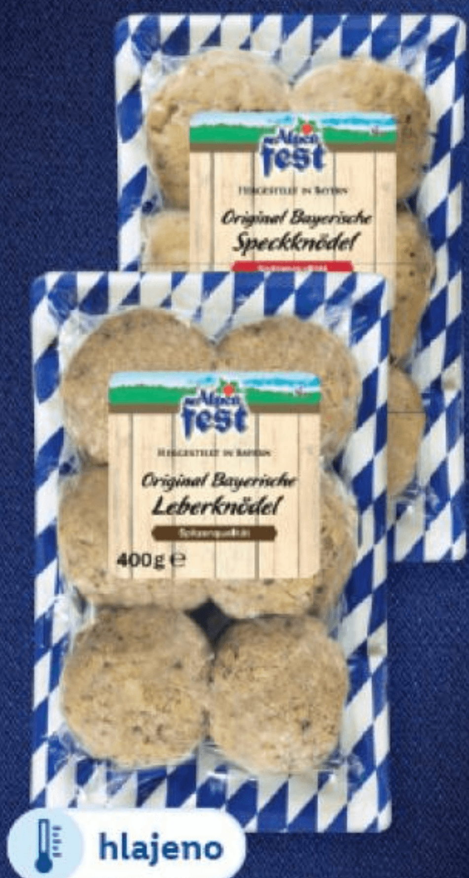 ALPENFEST Bavarski cmoki 400 g - Akcija v trgovini Lidl