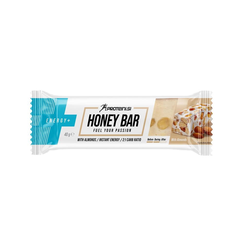 Proteini.si Energijska ploščica Honey Bar 40 g - Akcija v trgovini E.Leclerc