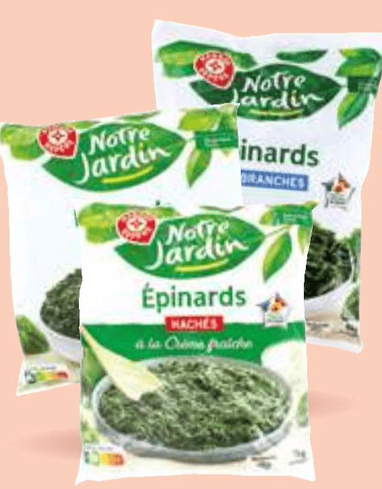 Notre Jardin ŠPINAČA 1 kg - Akcija v trgovini E.Leclerc