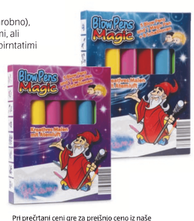 Različna pisala - Akcija u trgovini Hofer