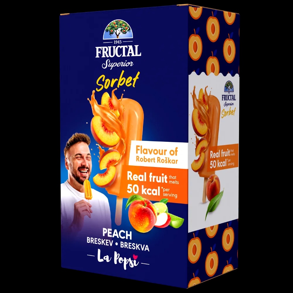 La Popsi Fructal 4 x 60 g - Akcija v trgovini Tuš