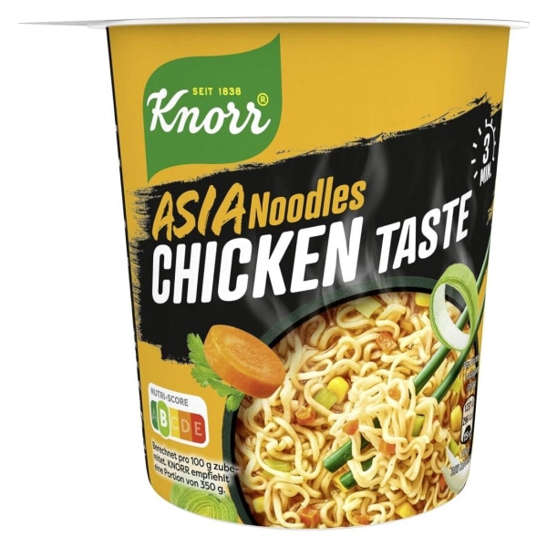INSTANT REZANCI POT NOODLES KNORR 63 g - 89 g - Akcija v trgovini E.Leclerc