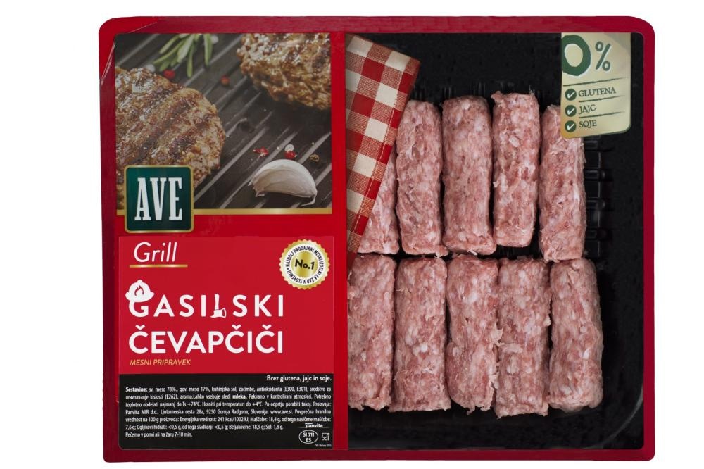 Gasilski čevapčiči 480 g Ave Grill - Akcija v trgovini Spar