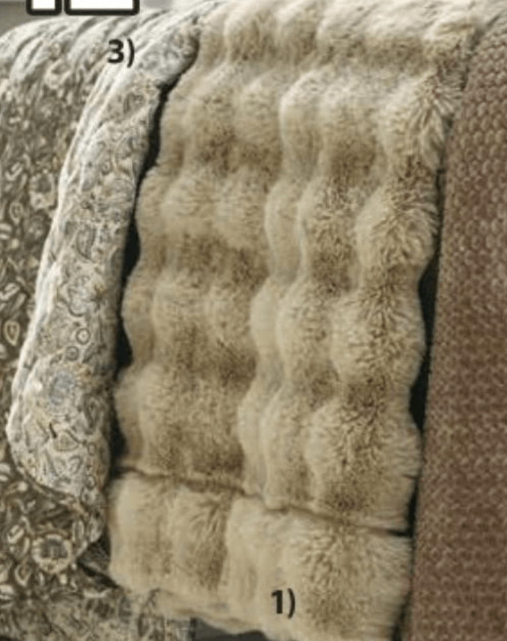 Odeja KORNVALMUE 130x170 cm - Akcija v trgovini Jysk