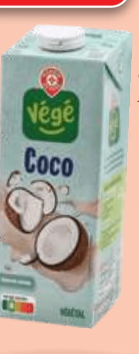 Kokosov napitek Végé 1 l - Akcija u trgovini E.Leclerc