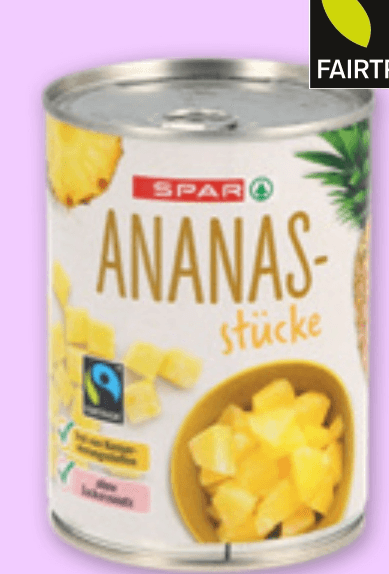 Ananasov kompot 565 g - Akcija v trgovini Spar