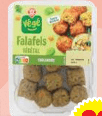 Falafli z okusom koriandra 200 g Végé - Akcija v trgovini E.Leclerc
