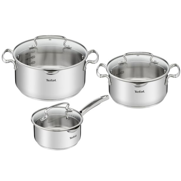 Set posode Tefal Inox Duetto 6-delni set - Akcija v trgovini Merkur